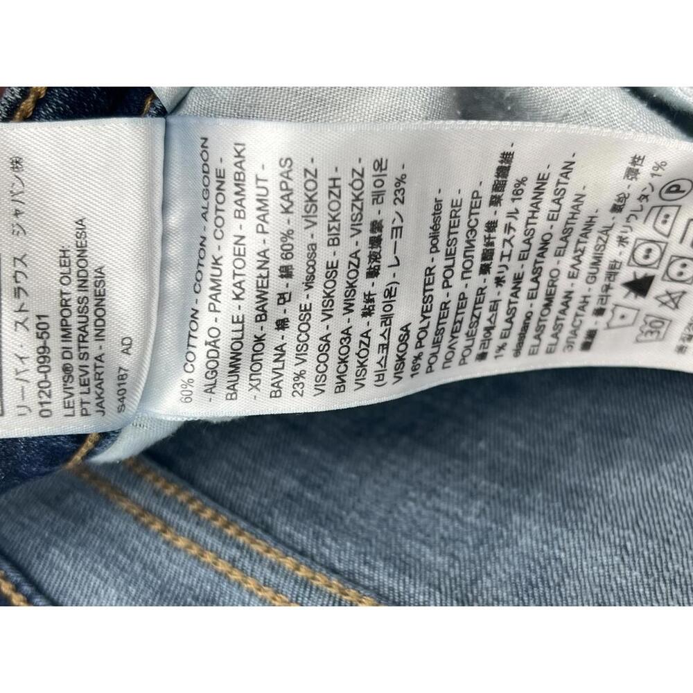 Levi's‎ 711 Skinny Jeans Size 30 Classic Denim Fit - Picture 6 of 10
